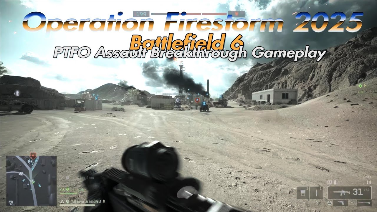 Operation Firestorm 2025 - Battlefield 6 | 4K PTFO Breakthrough Gameplay (No Commentary)