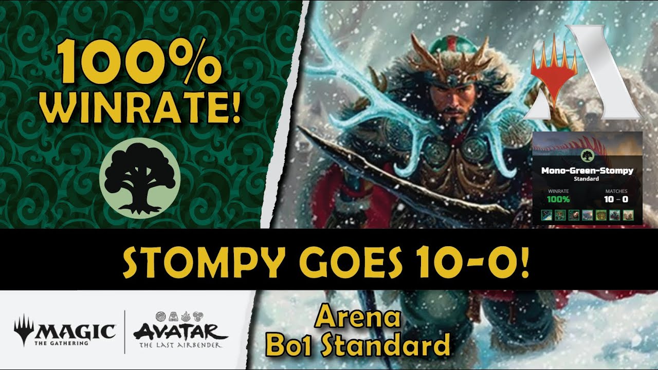 Fastest 10-0 Run I’ve Had This Season. Undefeated Mono Green Stompy #mtgarena #standard #avatar #mtg