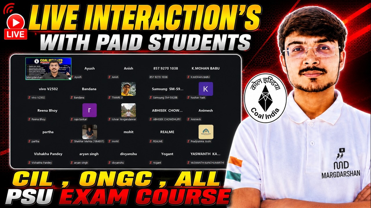 PSU Exam Preparation 2026 | Doubt Session | Ask Me Anything | Complete Strategy to Crack PSU Exams