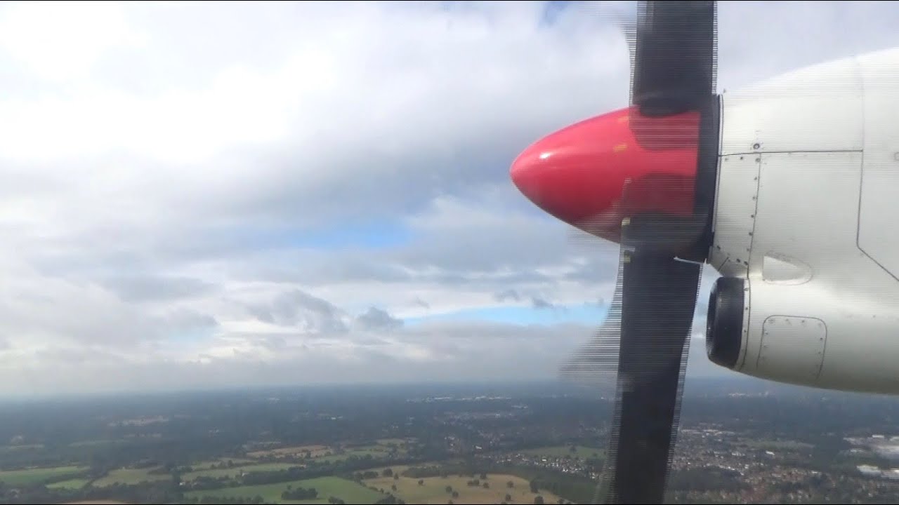 DOT LT (Flybe) ATR-72 Take off from Birmingham