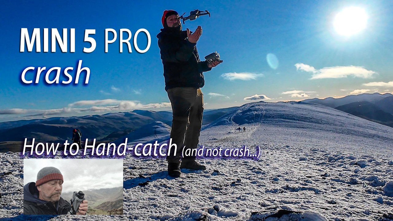 Mini 5 Pro Crash - How to Hand-catch & Hand-launch properly