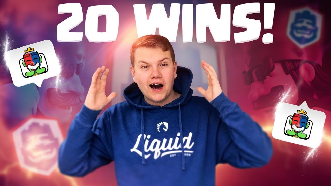 20 WINS IN CLASH ROYALE LEAGUE CHALLENGE! EXCLUSIVE EMOTE!