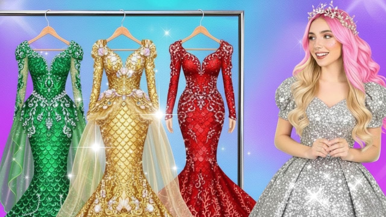 Я ВЫБРАЛА ОДИН ЦВЕТ! 😱🌊 ОГНЕННАЯ или ЛЕДЯНАЯ РУСАЛКА? ❄️🔥