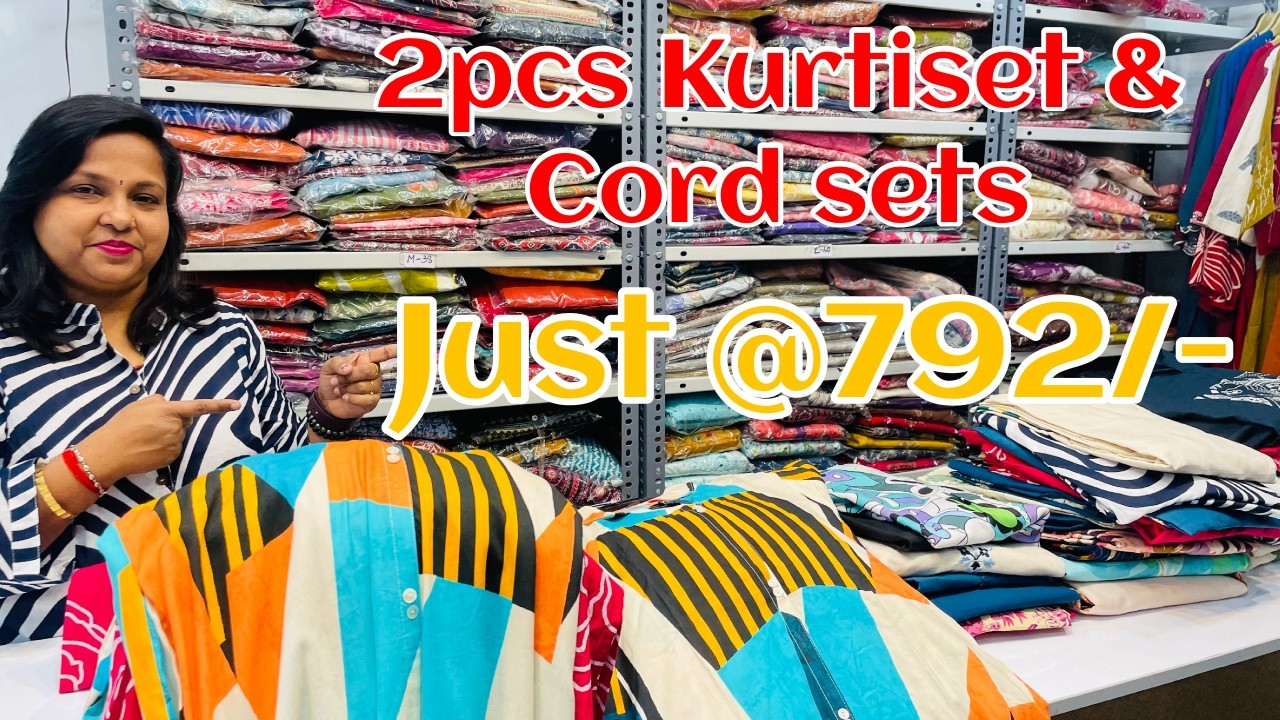 💥 Unbeatable Offer! 2pcs Sets & cord sets Just ₹792 Affordable Price Sale #sale #fashion #kurtiset