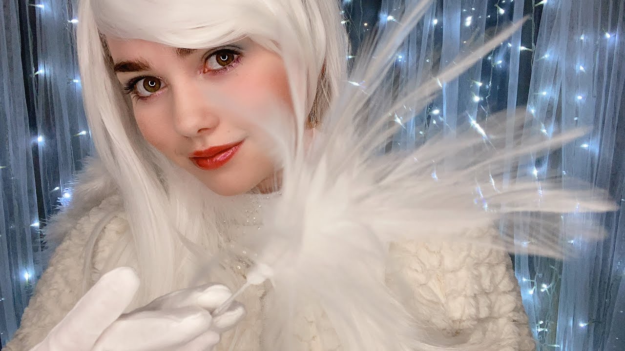 ASMR Angelic Face Feathering | Personal Attention