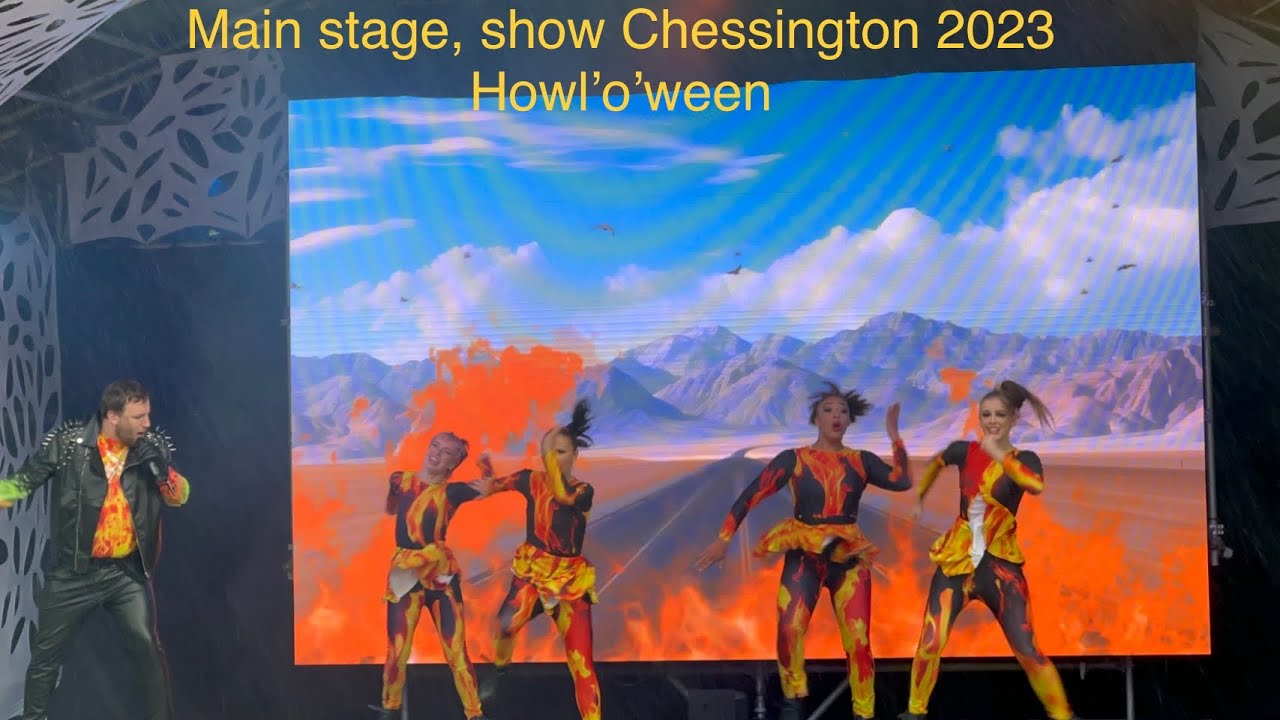 Howl’o’ween show at Chessington world of adventures. On main stage 2023