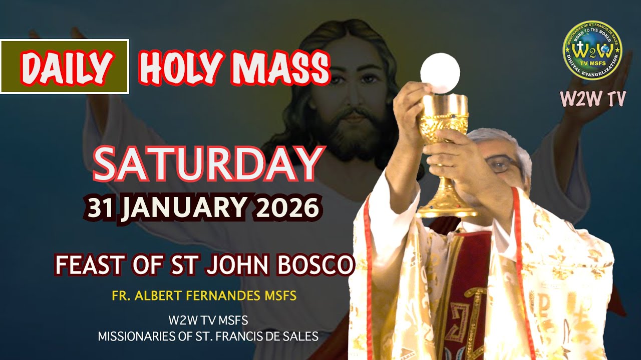 SATURDAY HOLY MASS | 31 JANUARY 2026 | 3RD WEEK IN ORDINARY TIME II by Fr Albert #holymassdaily