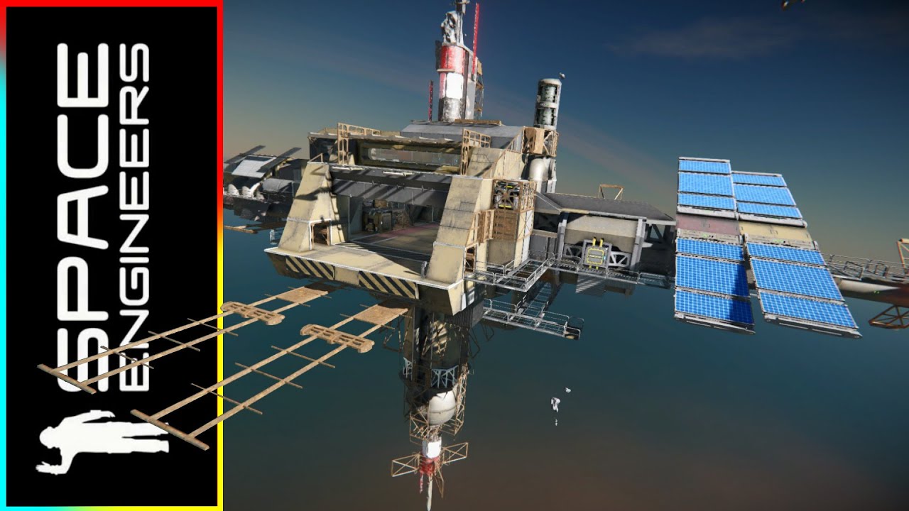 The Rusty Habitat Station 01! - Space Engineers