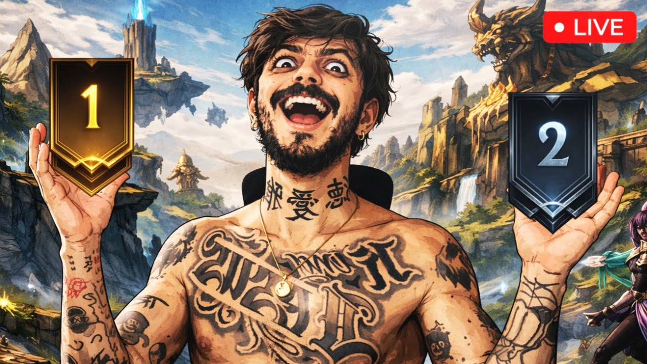 RUSH TOP1 E TOP2 DO SERVIDOR! WILD RIFT