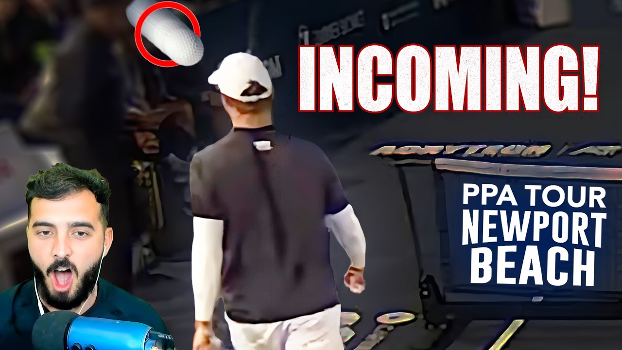 Ben Johns&rsquo; SCARY Mid-Match Moment! 😳 | Craziest Moments From PPA Newport Beach Open