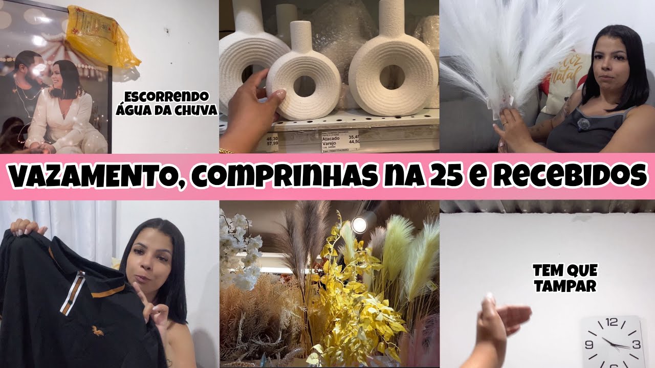 Decoração na 25 de março, pareceu uma cachoeira, uma precisa arrumar logo