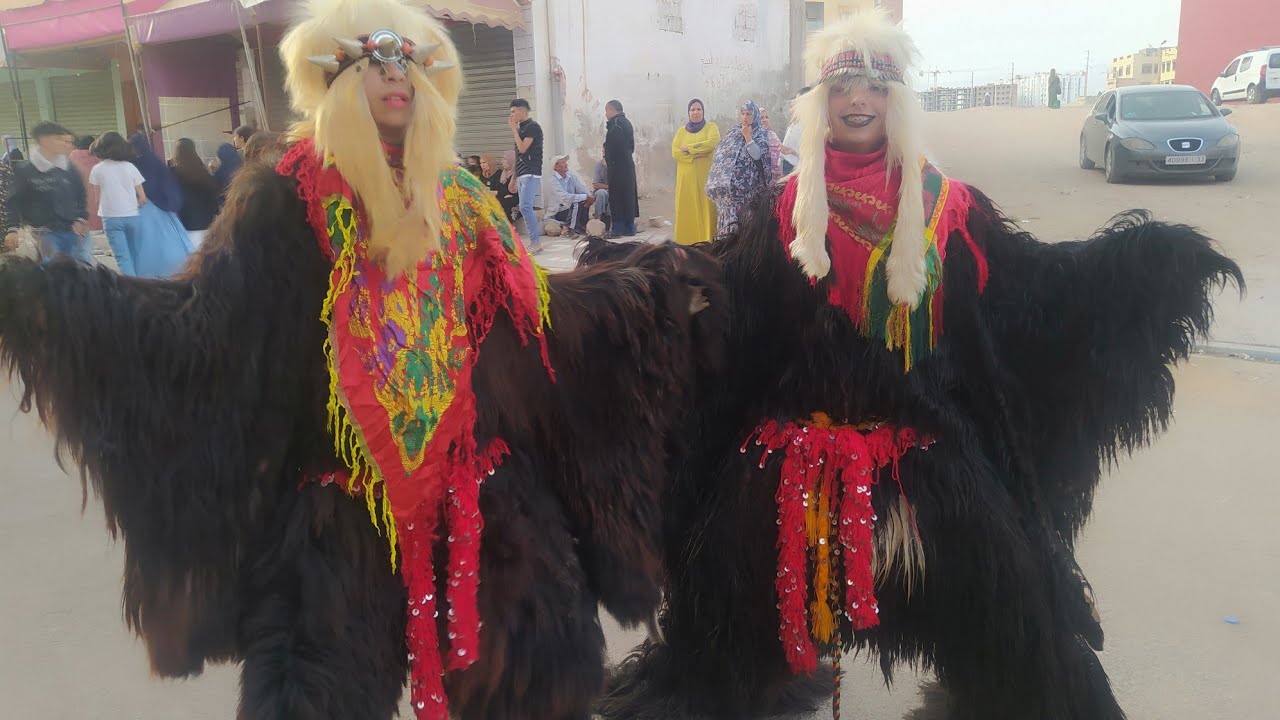 اليوم الثالت باكادير الدراركة كرنفال بوجلود 2022