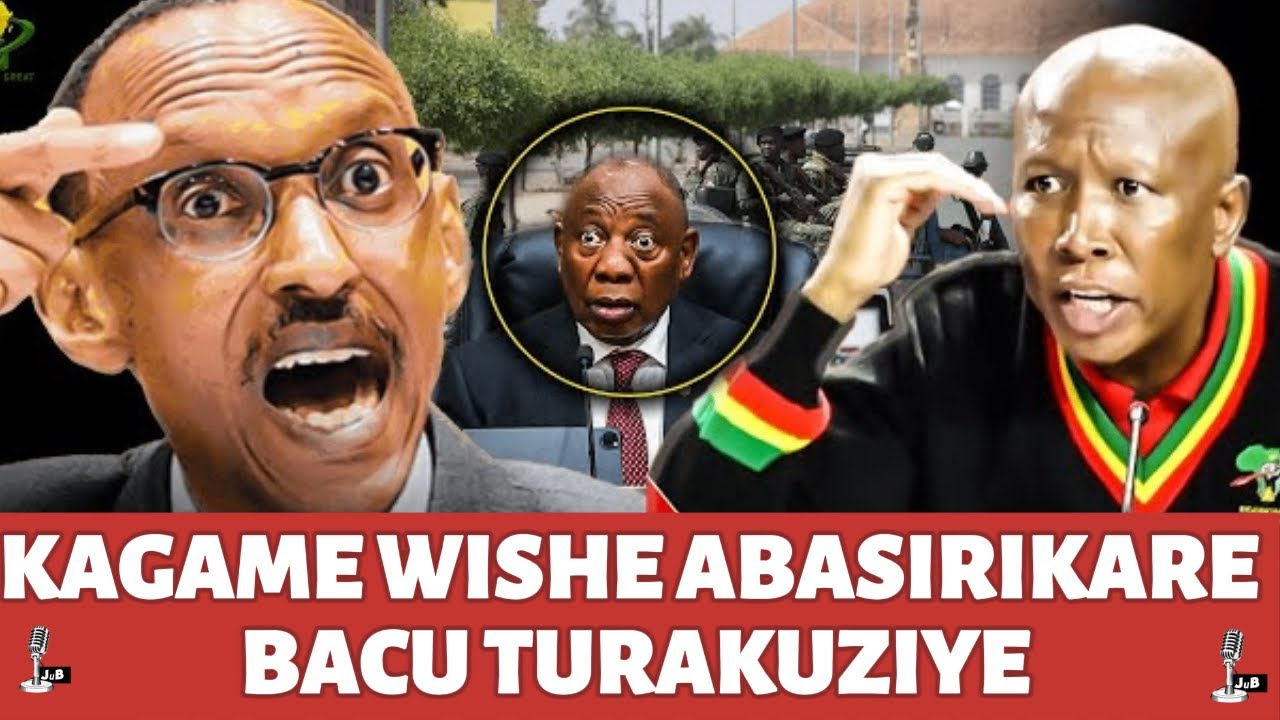 Malema wa Africa yepfo Ashoje Intambara Kuri Kagame n'uRwanda. 