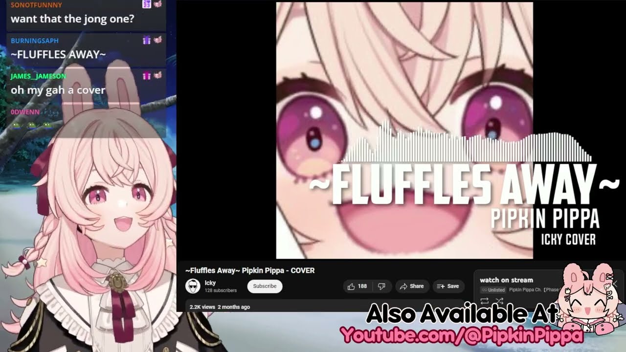 Пиппа реагирует на кавер ~Fluffles Away~ от Icky