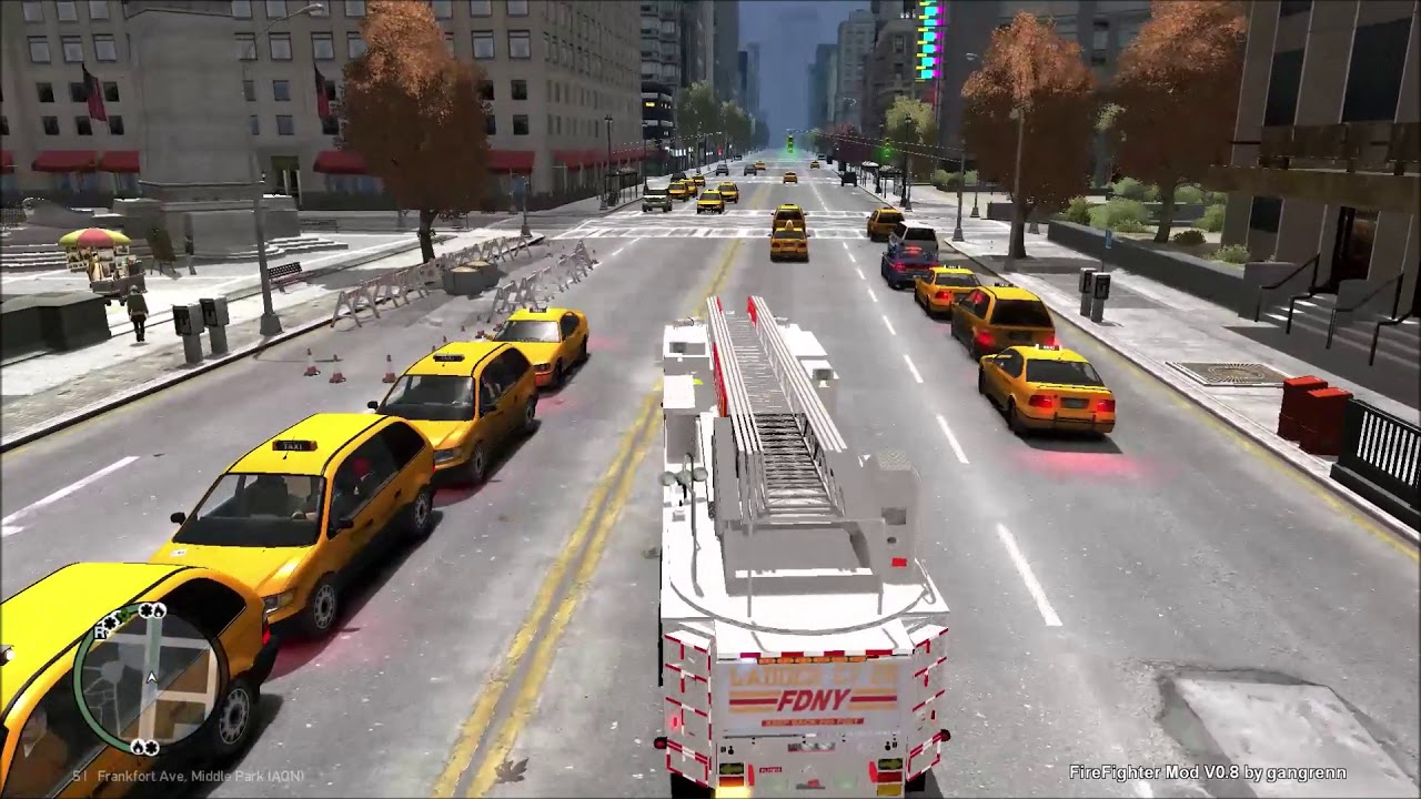 GTA 4 FDNY LADDER 26 AND ENGINE 6 RESPONDING