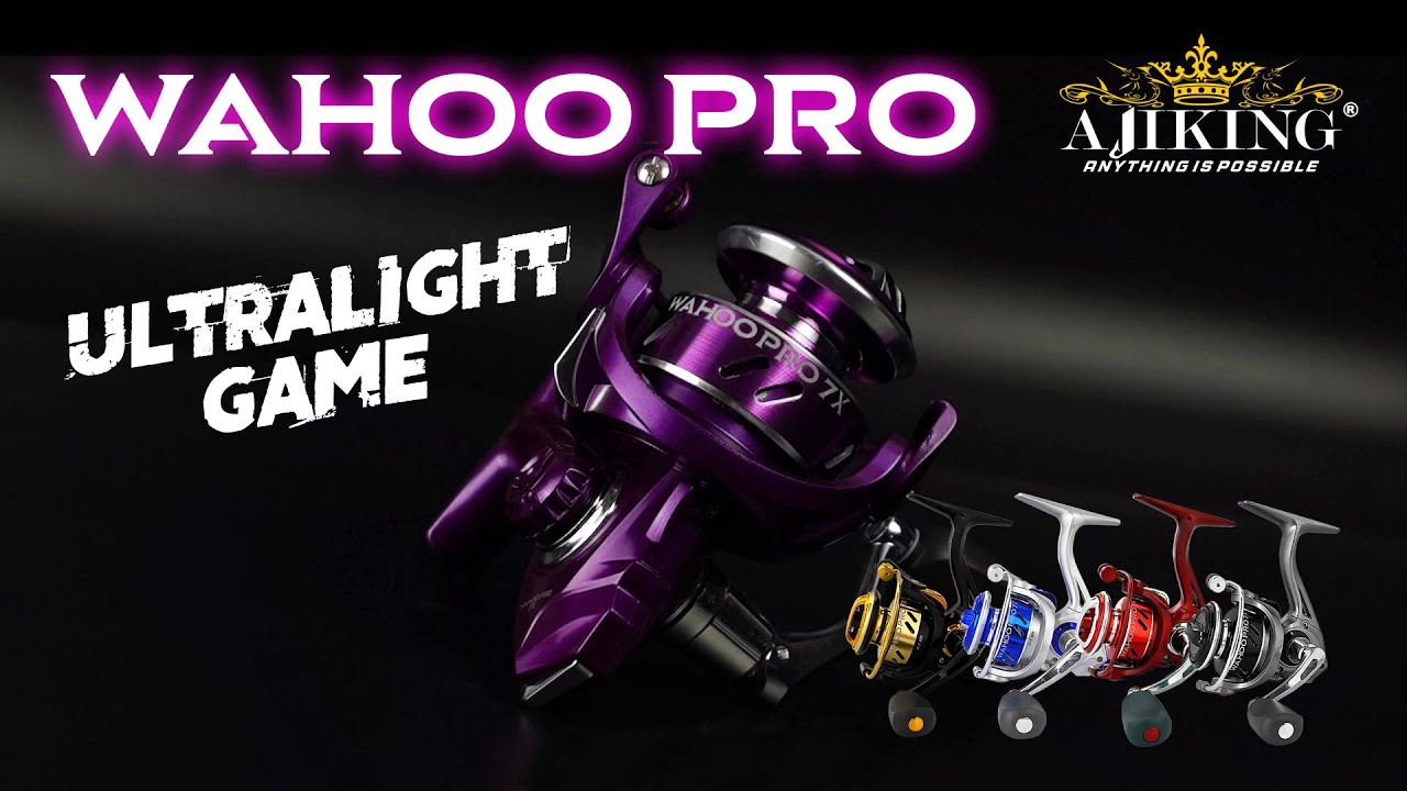 Ajiking Ultra Light Spinning Reel - Wahoo Pro