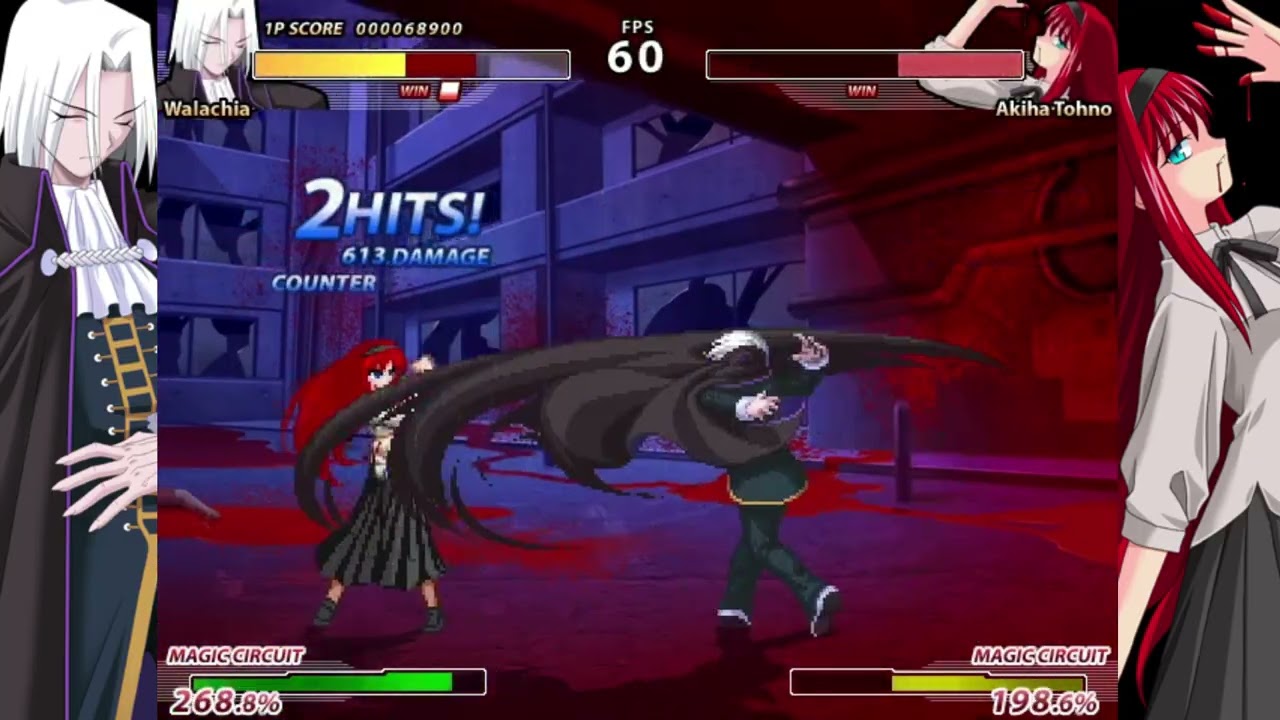 Night of Walachia Gameplay 7 (Melty Blood Re-Act)