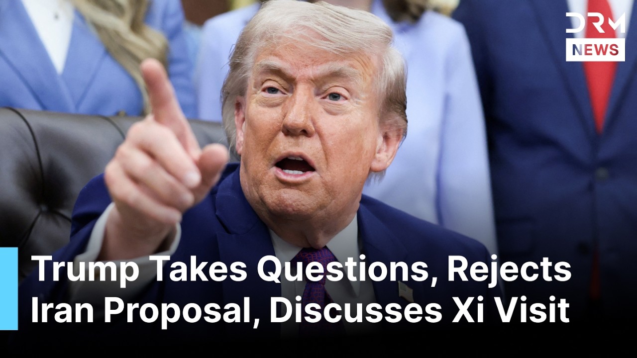 FULL Q&A: Trump Takes Reporters' Questions on Iran, China Visit, Taiwan, Vows More Fight | AC1G