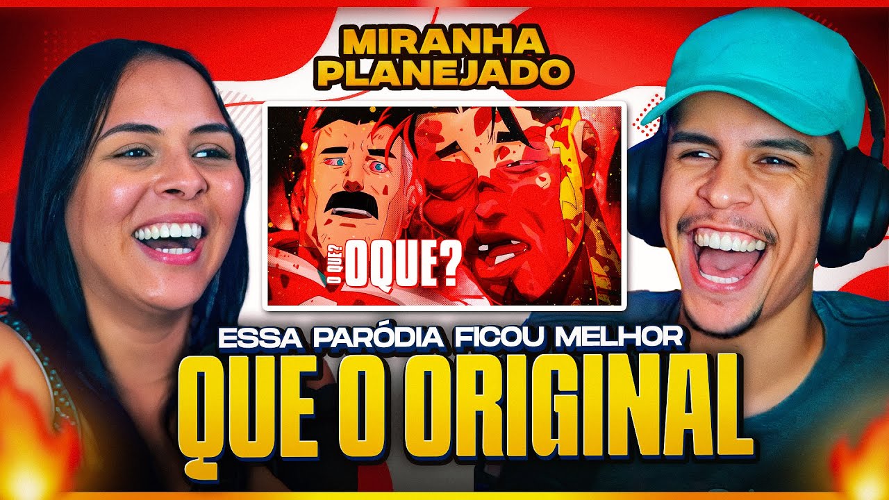 INVENCÍVEL E SE NÃO FOI O OMNIMAN EU NÃO SEI QUEM FOI (Paródia/Redublagem) | [Casal Jounin React] 🔥