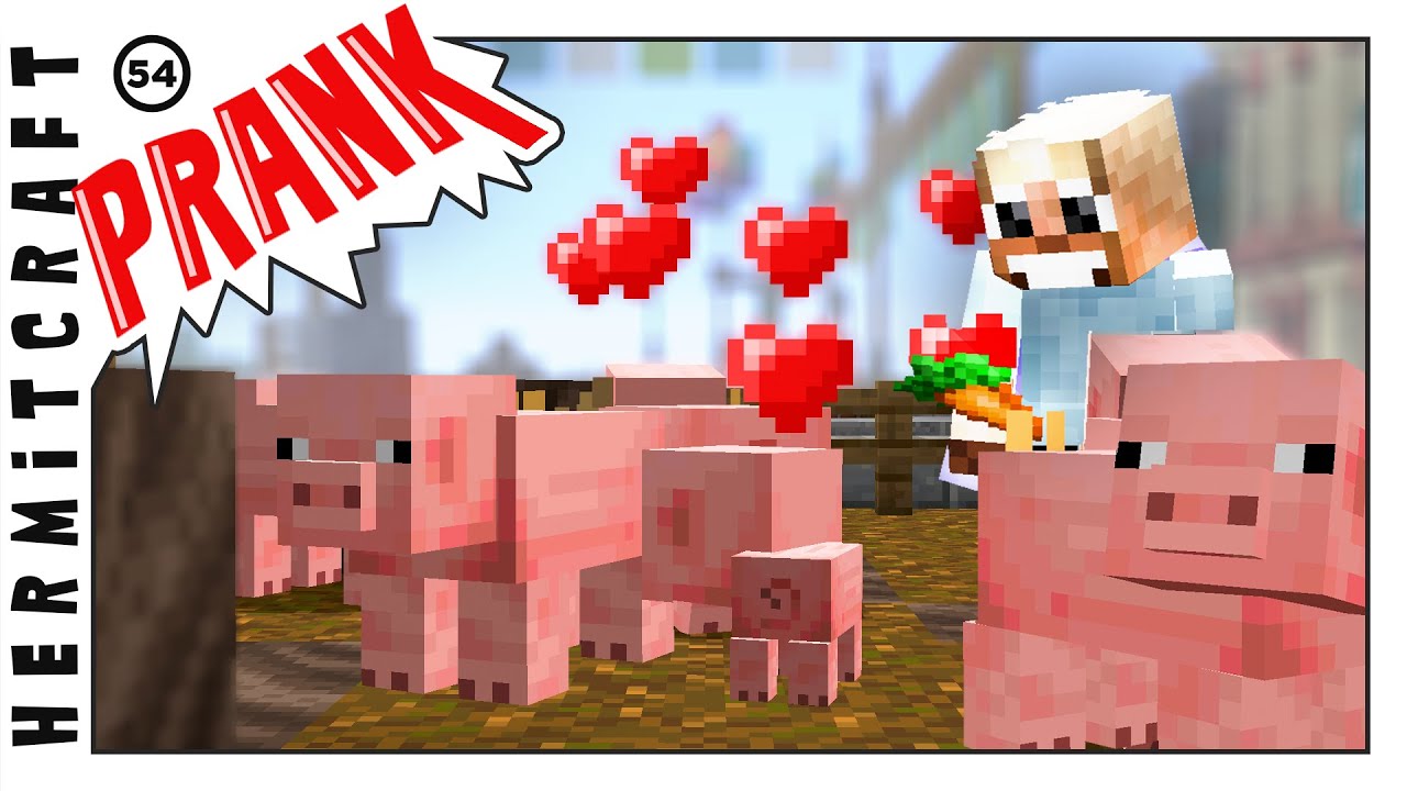 The Pigsty Prank!  :: Hermitcraft #54