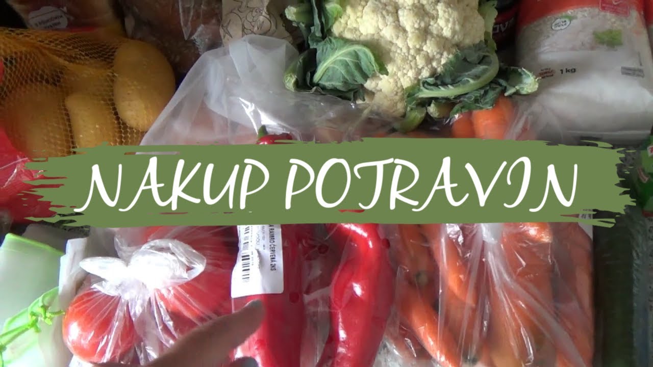 NÁKUP POTRAVIN | 3 členná rodina | + vybalení a uložení nakupu