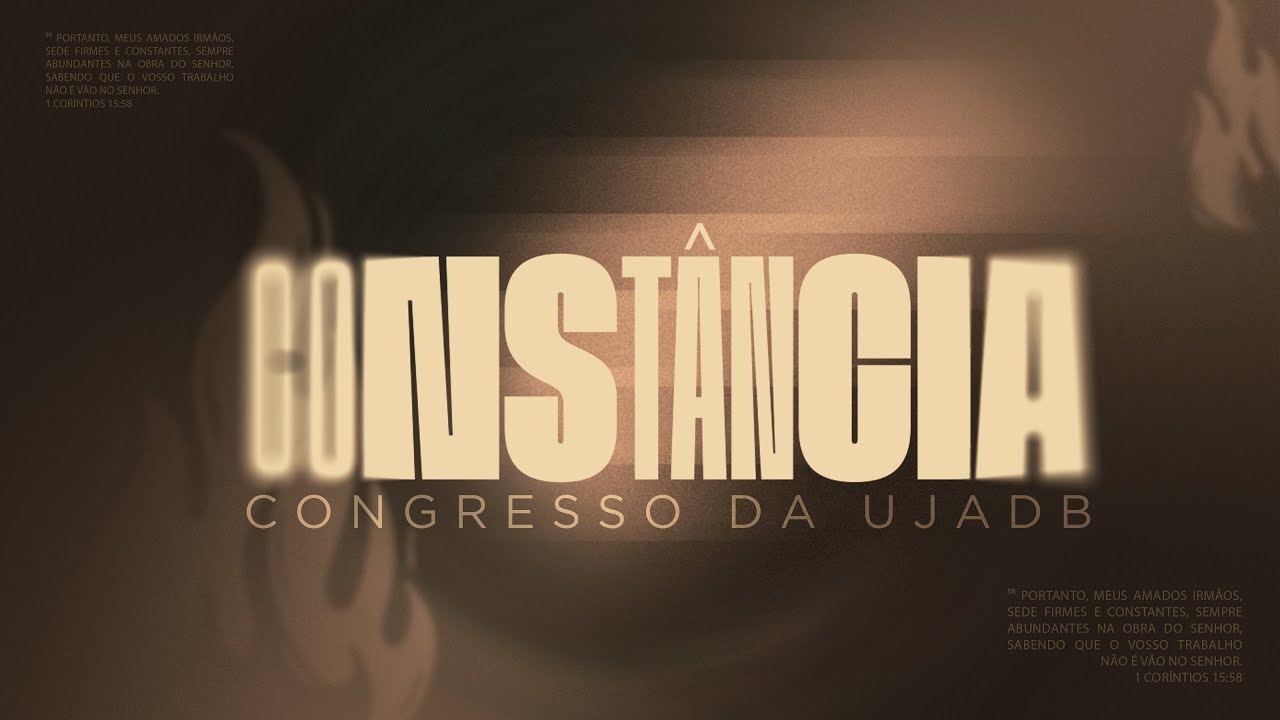 CONGRESSO DA UJADB &ndash; TEMA: 