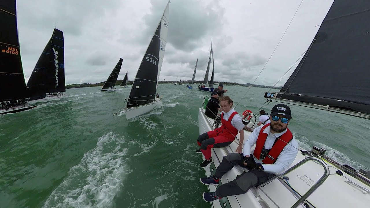 What a Great Start! Adrenaline Soaring Yacht Racing