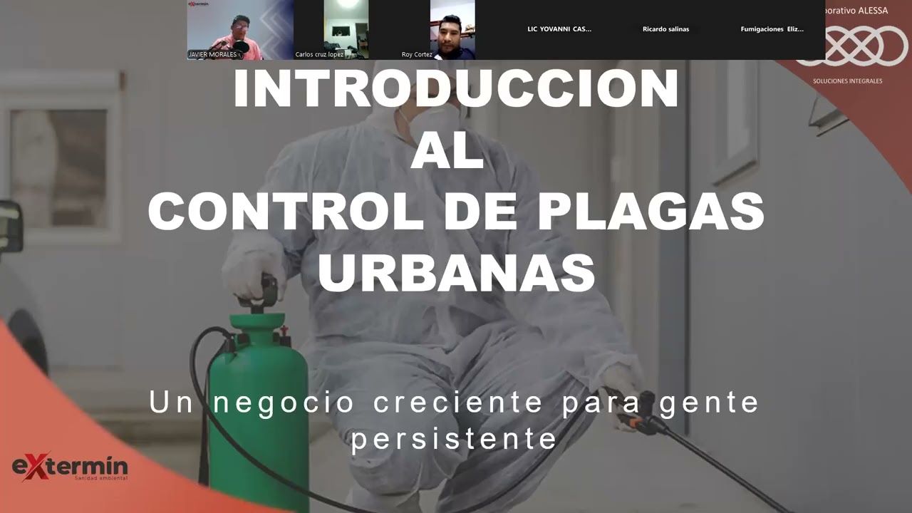 WEBINAR CONTROL DE PLAGAS URBANAS
