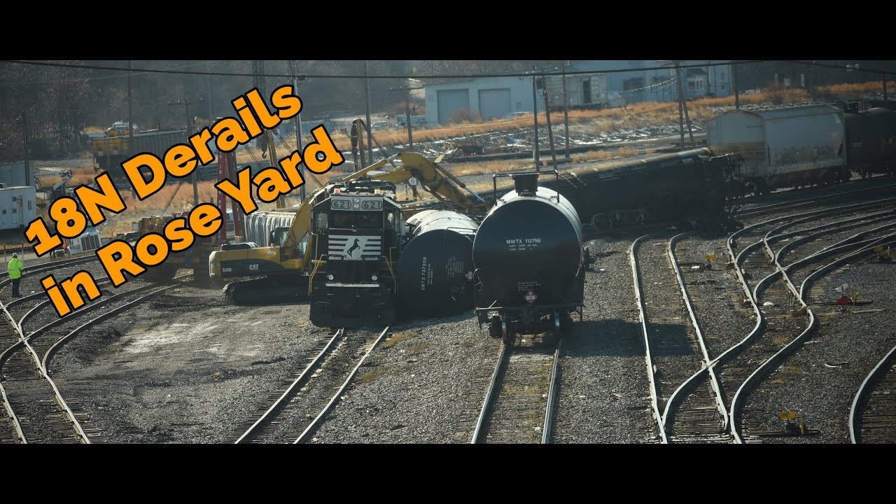 18N Derails in Rose Yard (Radio Chatter & Dispatcher Display)