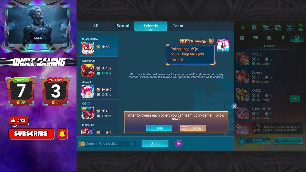 Dark System Of Mobile Legends