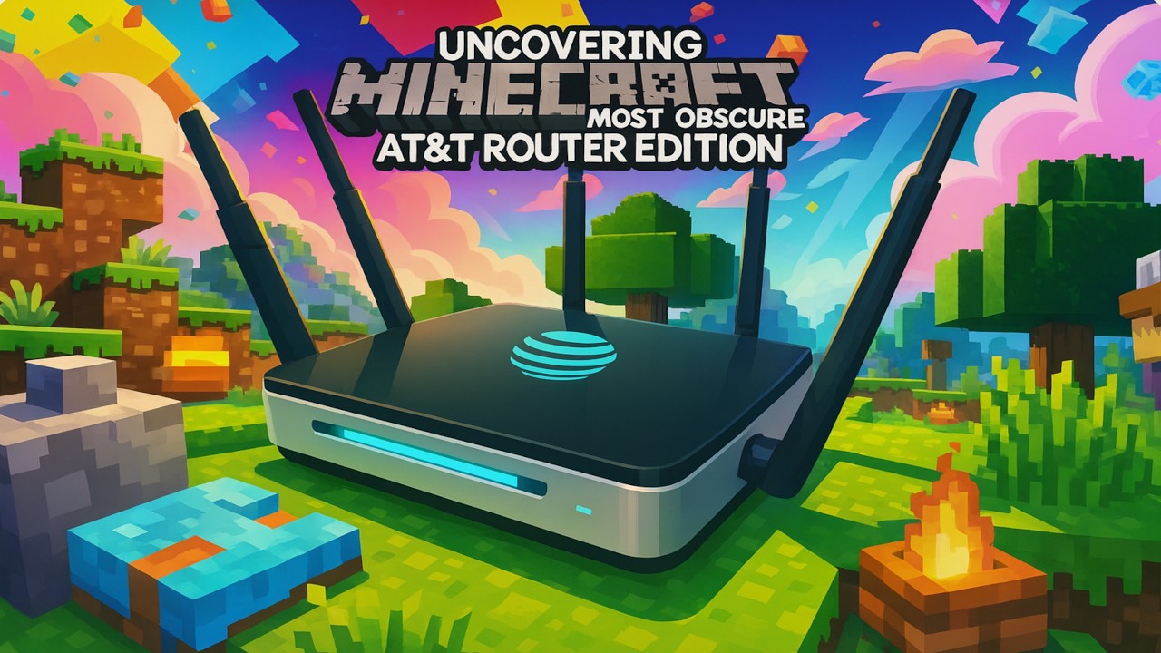 Uncovering Minecraft’s Most Obscure AT&T Router Edition