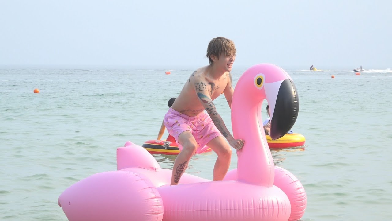 I WENT TO BEACH ( With My Girlfriend Doflamingo )
