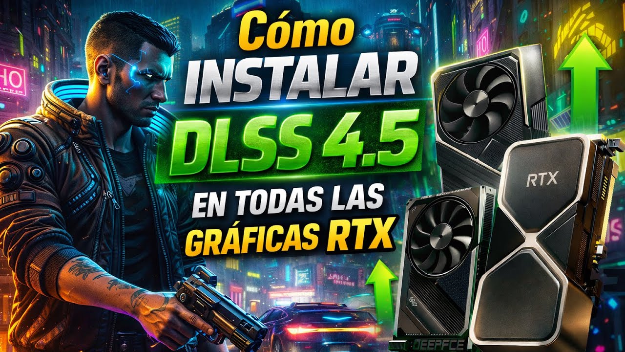 ✅ DLSS 4.5 ✅ Cómo INSTALAR la NUEVA ACTUALIZACIÓN en TODAS las GRÁFICAS RTX ✅