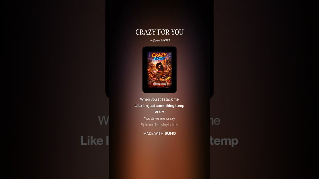 CRAZY FOR YOU