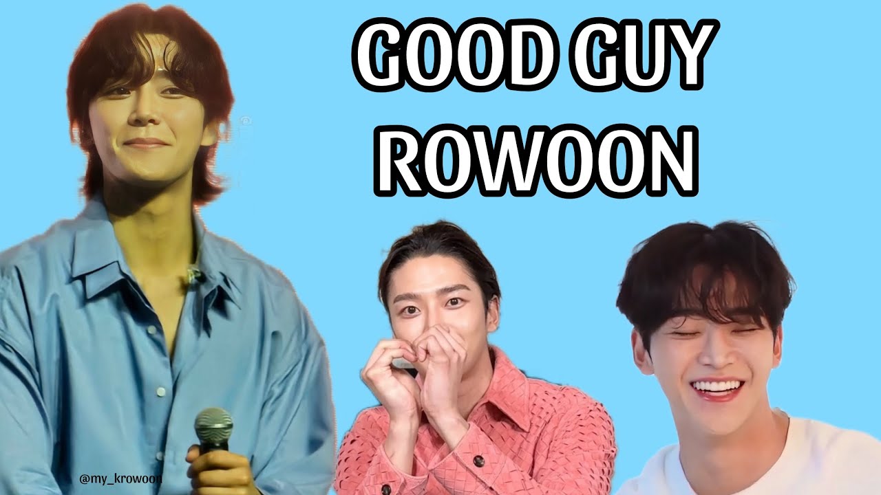 Good Guy Rowoon. He is such a pure and gold-hearted angel. A collection. #ROWOON #로운 #김석우 #ロウン