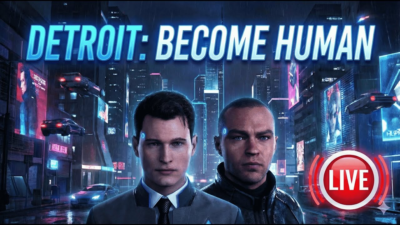 Playing DETROIT BECOME HUMAN LIVE!!!!!! PART 9 @SoDaBoS Live Stream