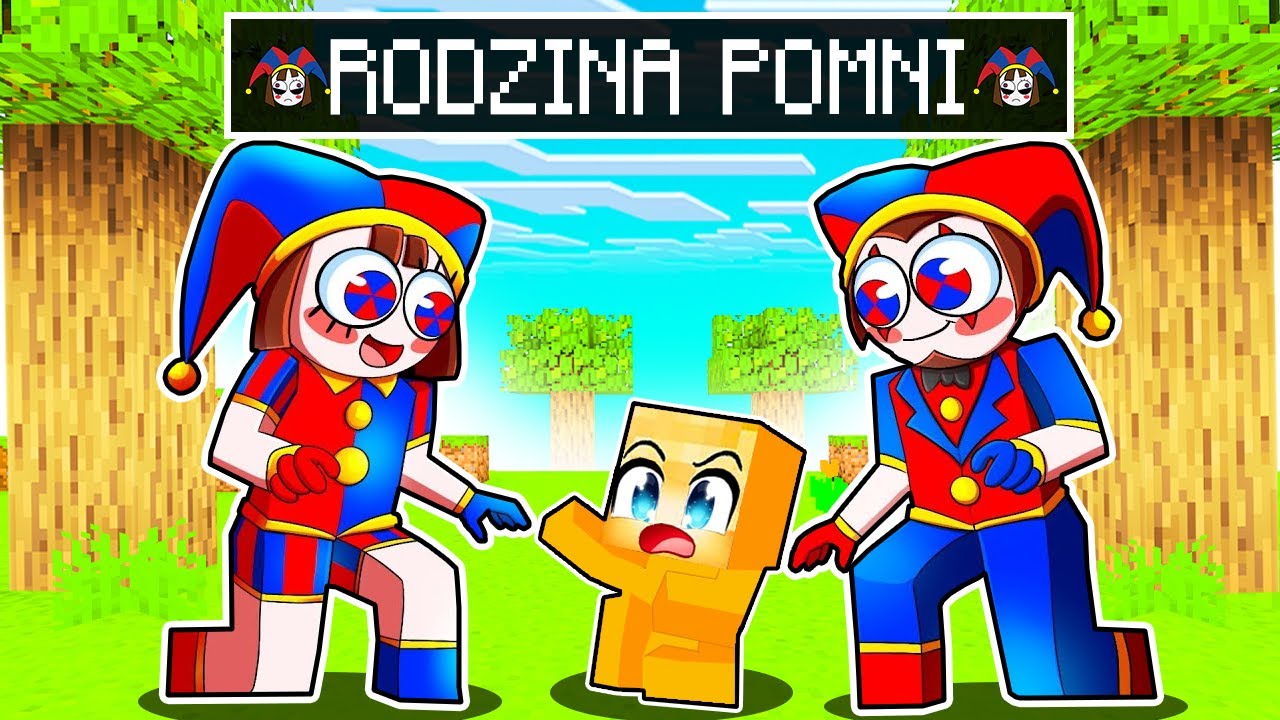 Rodzina POMNI adoptowała mnie w Minecraft! 😍