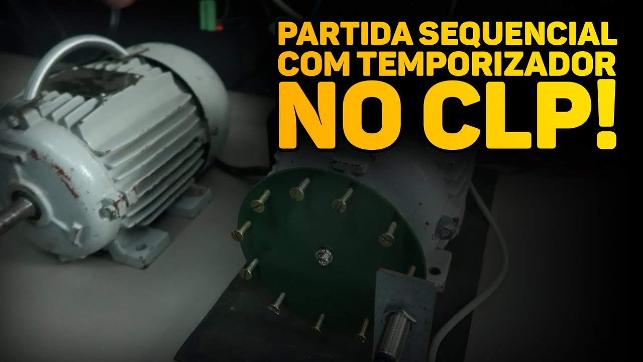 Partida Sequencial de Motores Utilizando Temporizador no CLP!