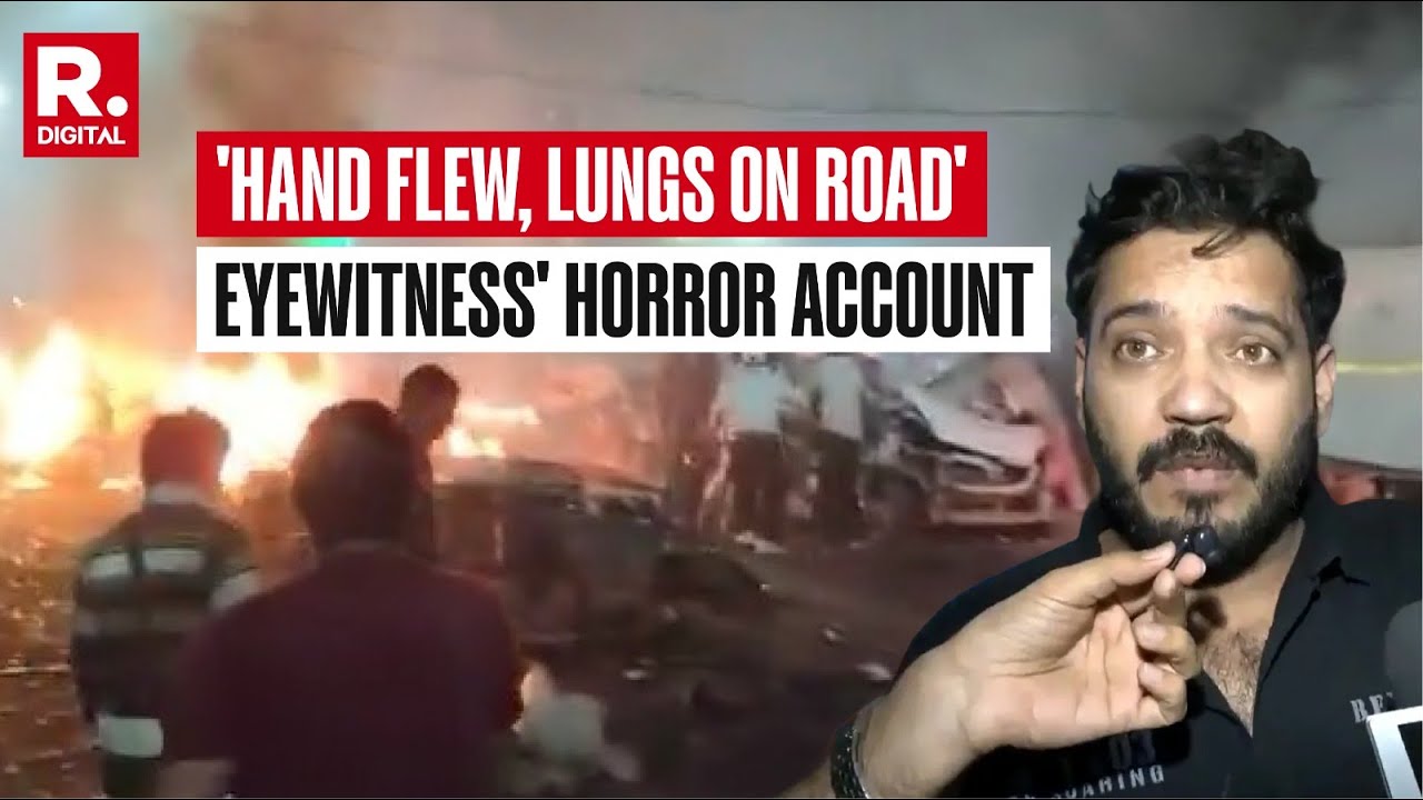 Delhi Red Fort Blast: Eye Witness' Harrowing Account Of What He Saw | All LNJP Staff On High Alert