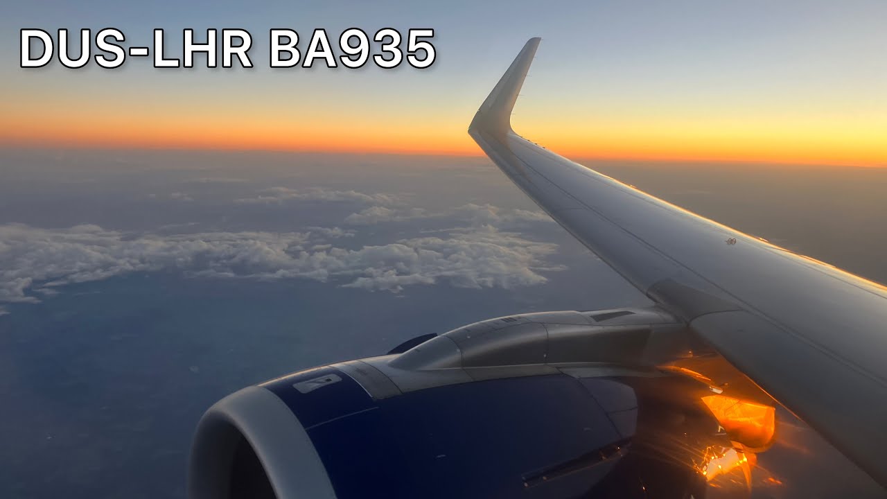 British Airways A320 Neo departing Düsseldorf