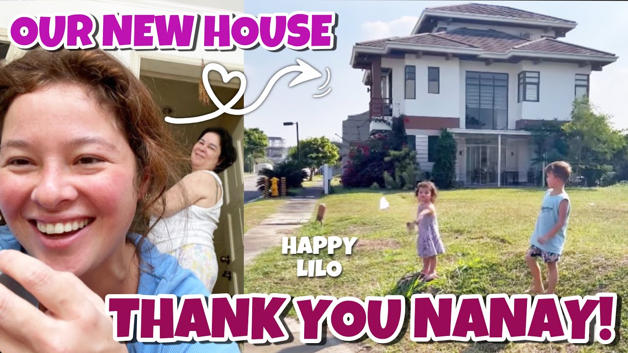 BAGONG BAHAY NI ANDI SA LAGUNA MULA KAY NANAY JACLYN JOSE 😍 LILO SOBRANG SAYA SA BAGONG BAHAY NILA!