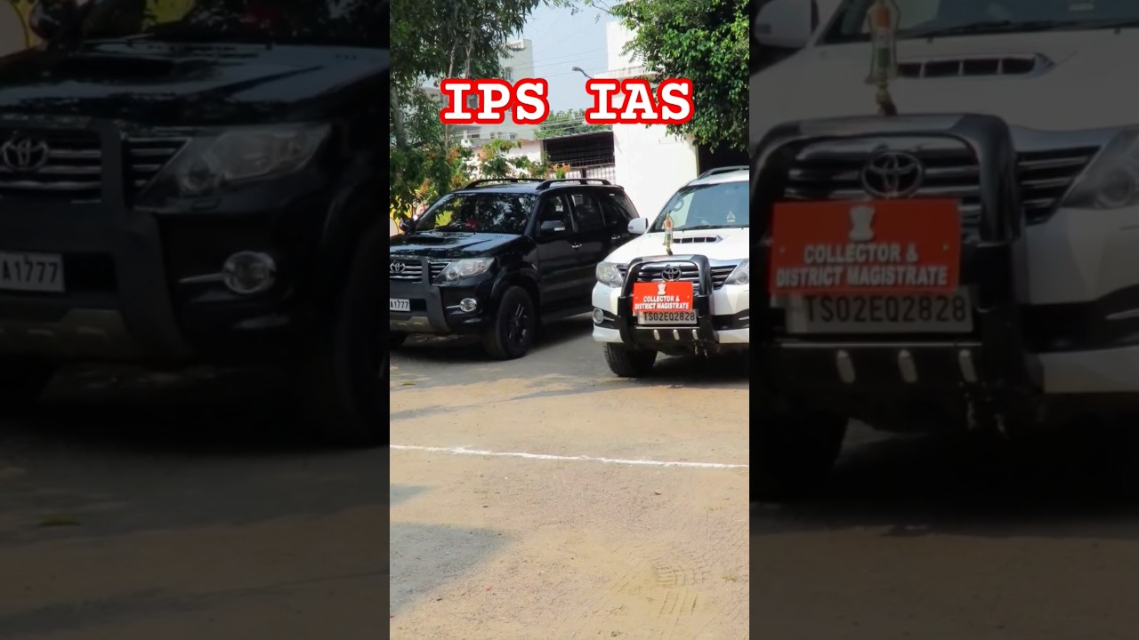 IPS and IAS Officer's cars #ips #ias #upsc #motivation #success #shorts