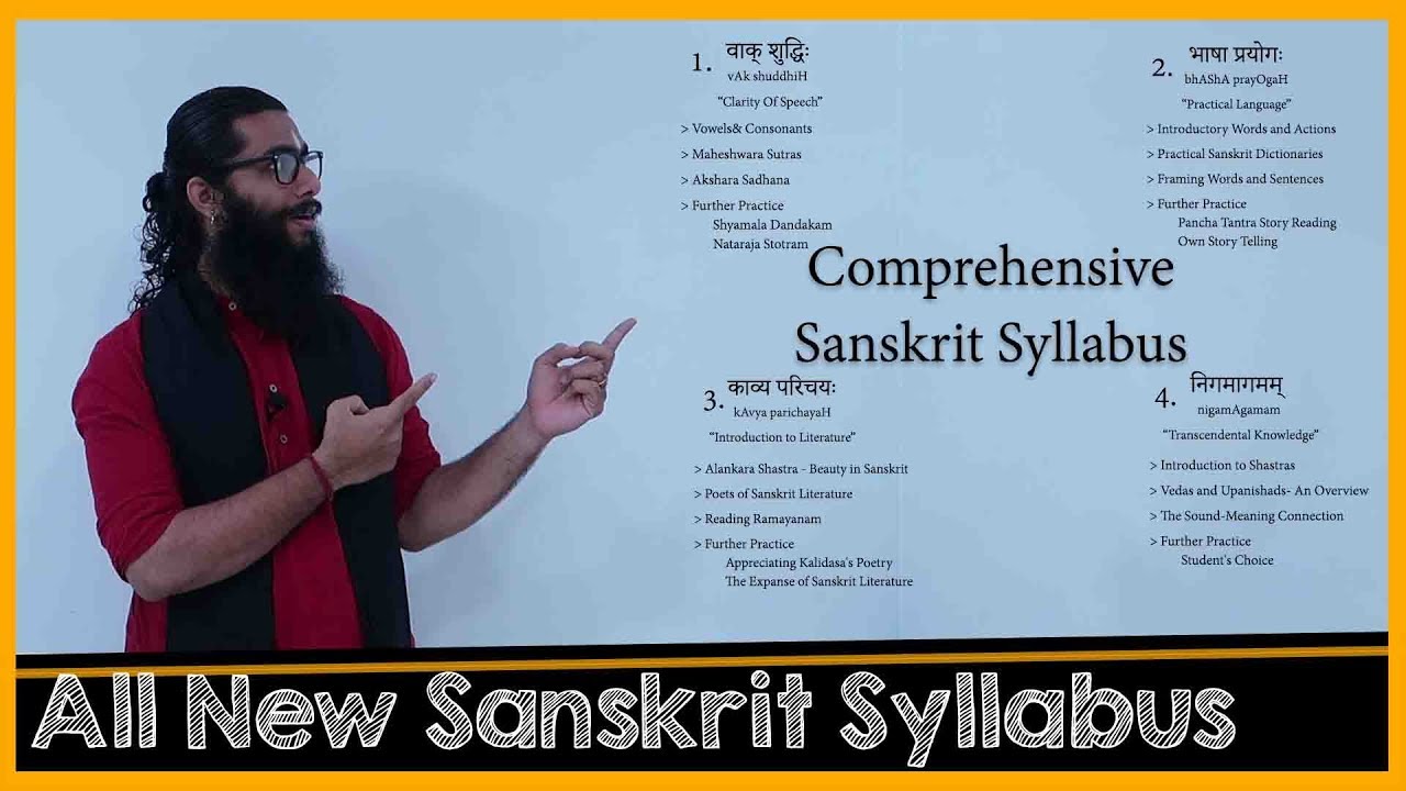 Let's Start Learning Sanskrit - The Sanskrit Channel Syllabus
