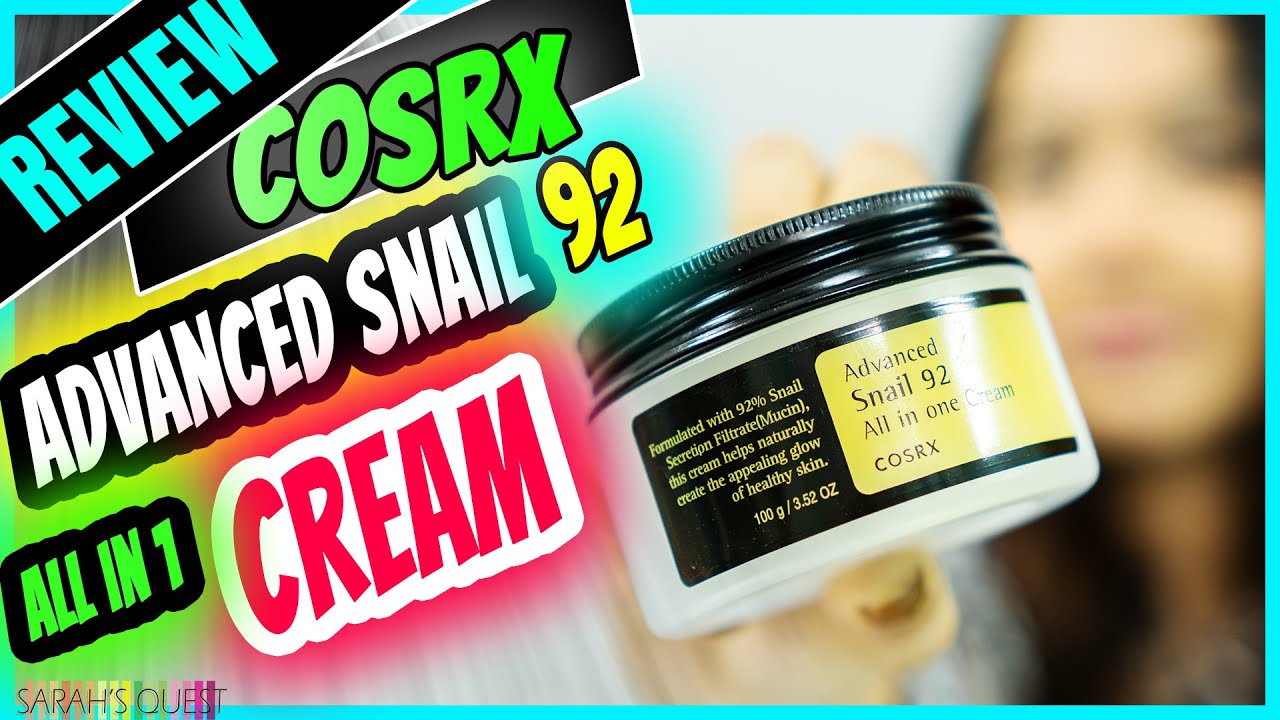 👩‍🔬 রিভিউ - COSRX Advanced Snail 92 All in One Cream | ময়েশ্চারাইজার
