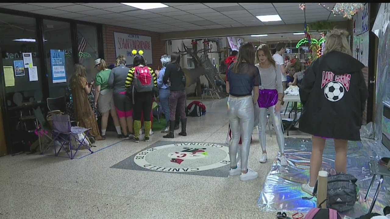 Canfield High School Halloween celebration