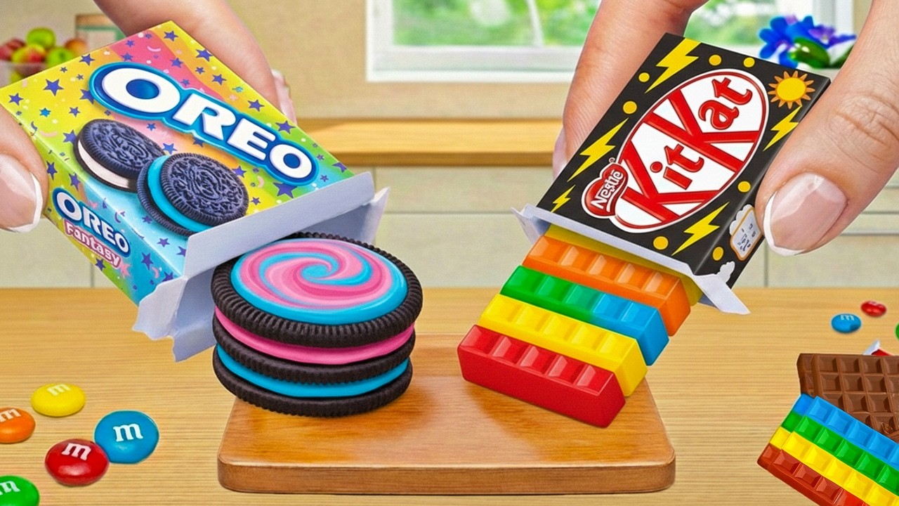 Satisfying Miniature Rainbow Cake Decorating Ideas | 1000+ YUMMY Rainbow KITKAT OREO Cake