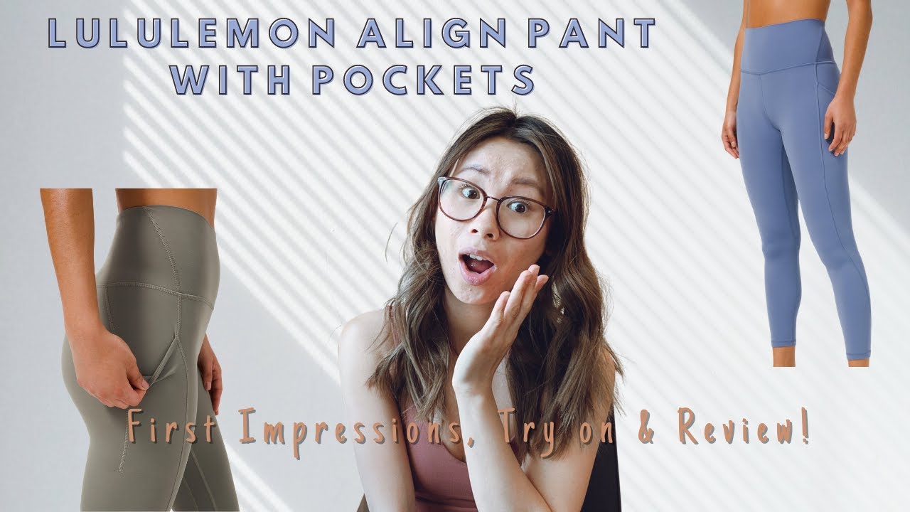 LULULEMON ALIGN PANTS WITH POCKETS | Review | Try On | First Impressions | Is it worth the money?