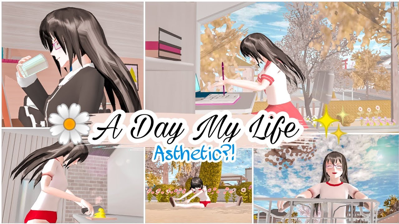 A Day My Life 🌼 AESTHETIC✨ ||SAKURA SCHOOL SIMULATOR