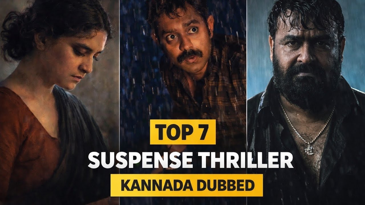 Top 7 Best Crime Thriller Movies in Kannada Dubbed🔥 | Must Watch 
