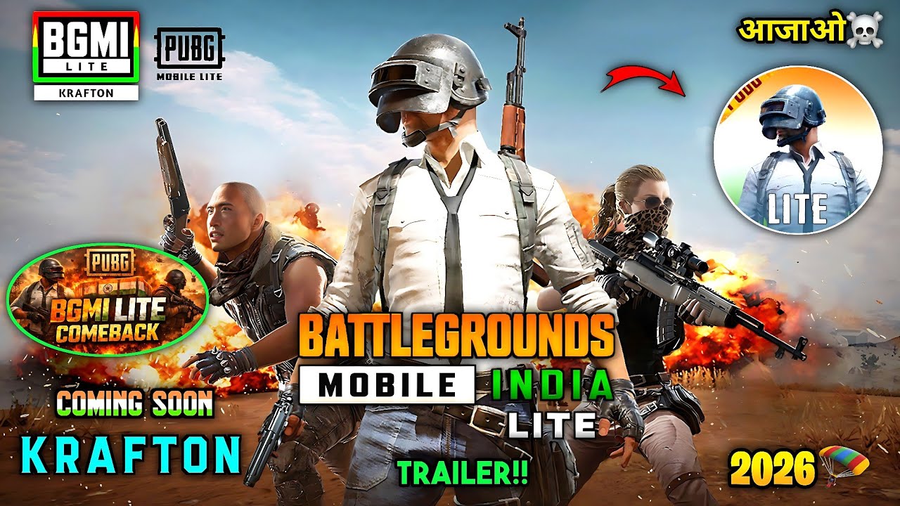 😱PUBG/Bgmi Lite Official Trailer?😳 Update 2026  | Bgmi Lite India Comeback!🤯 Update 2026 🔥